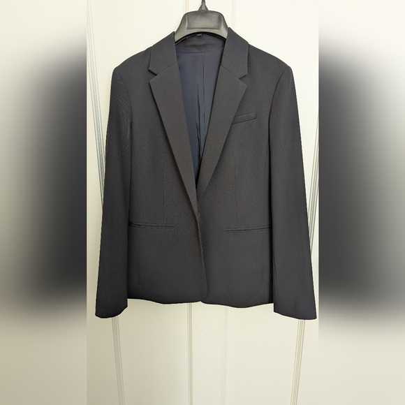 Vintage Everlane Dark Navy Wool Blazer 4 - Picture 8 of 9